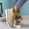 Plus-size Shoes, Women's Boots, Thick-soled Cotton Boots, Women's Flip-flops, Warm Lace-up Ankle Boots