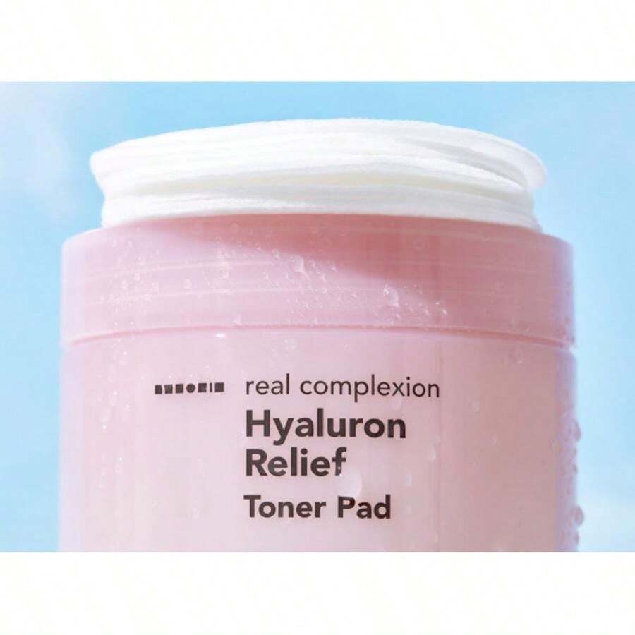 Hanskin Real Complexion Hyaluron Relief Disques Toniques (210ml 60 feuilles) Tampon quotidien