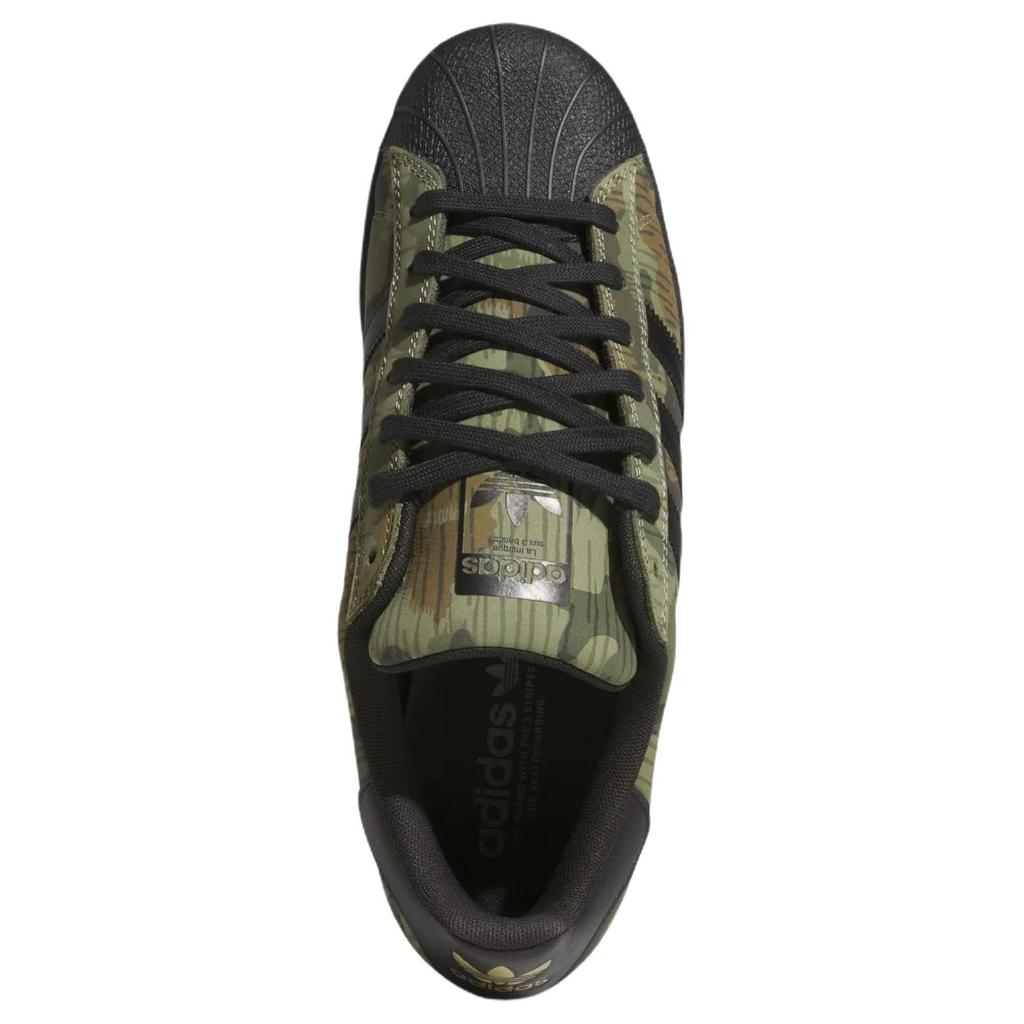 adidas Originals SUPERSTAR ADV Skateboard Shoes Unisex Green And Black Camouflage KI5141