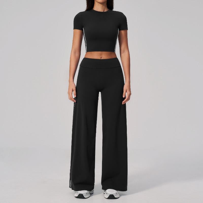 Sports yoga set two-piece set women's summer outdoor running fitness sports casual quick-drying yoga suit