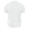 Men White Waffle Knit Crew Neck Short Sleeve T-Shirt Casual Solid Top