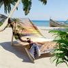 Woman Enjoying Sunset On Tropical Beach Beach Towel Quick-drying for Travel Outdoor Sports Jogging Beach and Swimming