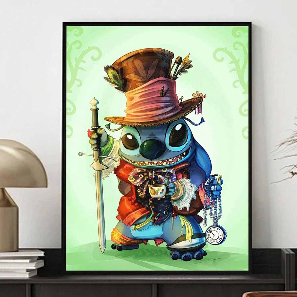 Full Round Diamond Painting Stitch Wearing A Hat Art Rhinestone Picture Mosaic DIY 5D Cross Stitch Embroidery Home Decoration