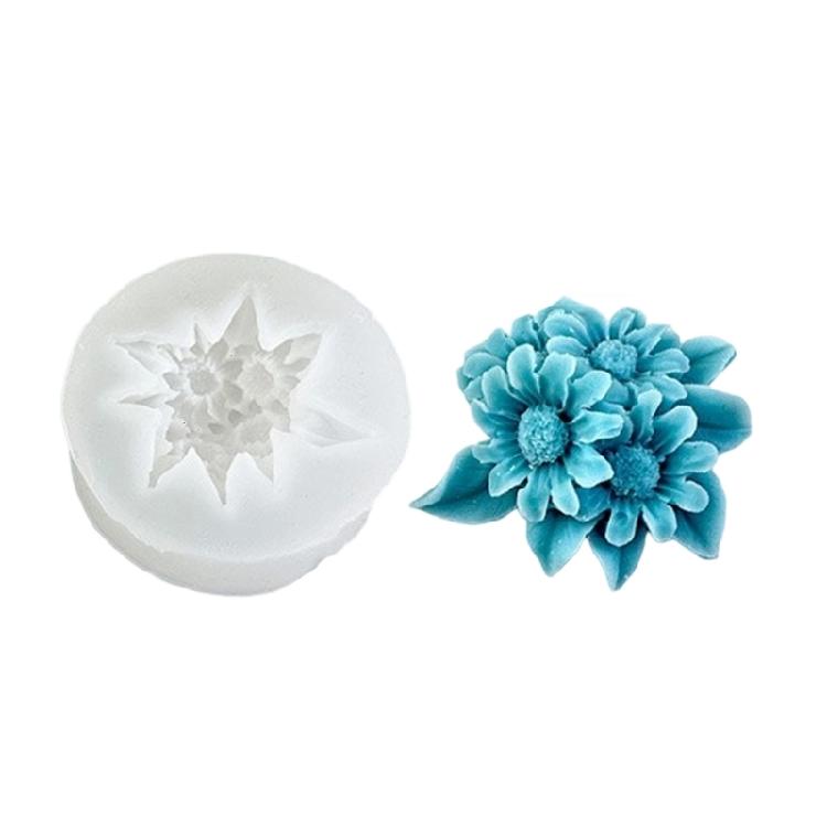 Fashionable Flower Craft Sturdy Silicone Mould Tool Home Use Portable for Candle Making Enthusiasts Daily Casual Use