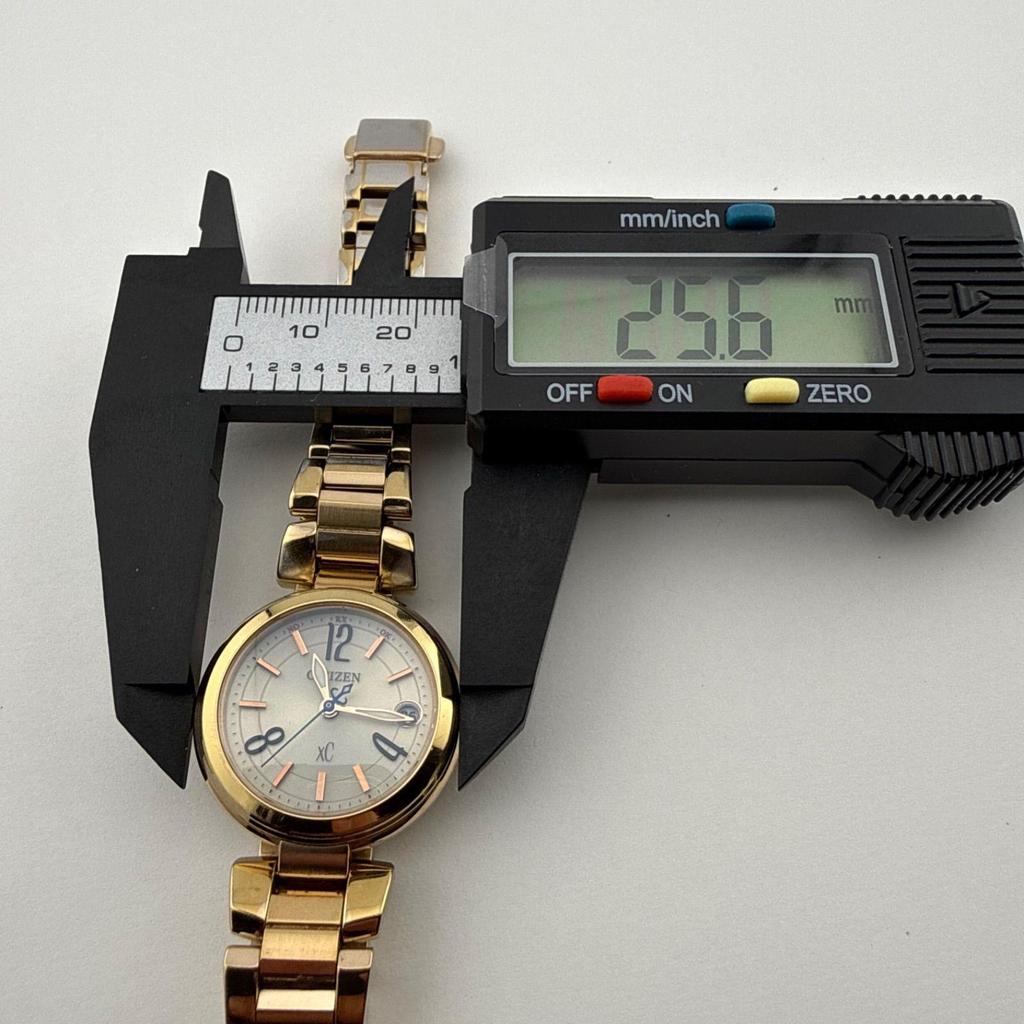 Used CITIZEN XC Cross-sea H018- T014933 Ladies Watch Radio Solar Working Item [M419]
