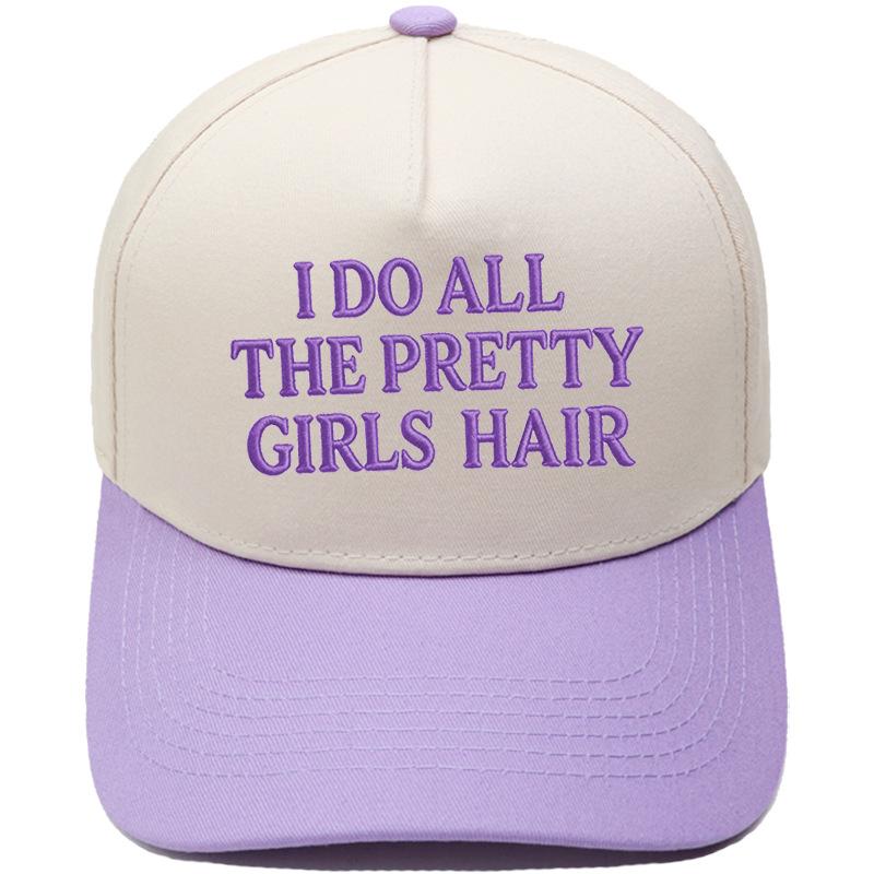 I DO ALL Fun Embroidery Color Matching Truck Driver Baseball Cap Men's and Women's Casual Shade Dad Hat