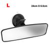 Wide-angle Rearview Mirror Interior Rear View Mirror Universal Car-styling Car Rear Mirror Adjustable Suction Cup 360° Rotates