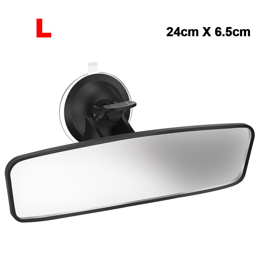 Wide-angle Rearview Mirror Interior Rear View Mirror Universal Car-styling Car Rear Mirror Adjustable Suction Cup 360° Rotates