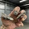 Punk Metallic Claw Nail Rings Irregular Gothic Long Finger Tip Rings For Women Men Alternative  Party Rings Accessories