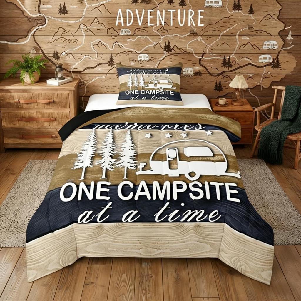 Erosebridal Teens Dirt Bike Comforter Set Twin Size, Motocross Rider Down Comforter for Kids Boys Adult Men, Motorbike Extreme Sport Bedding