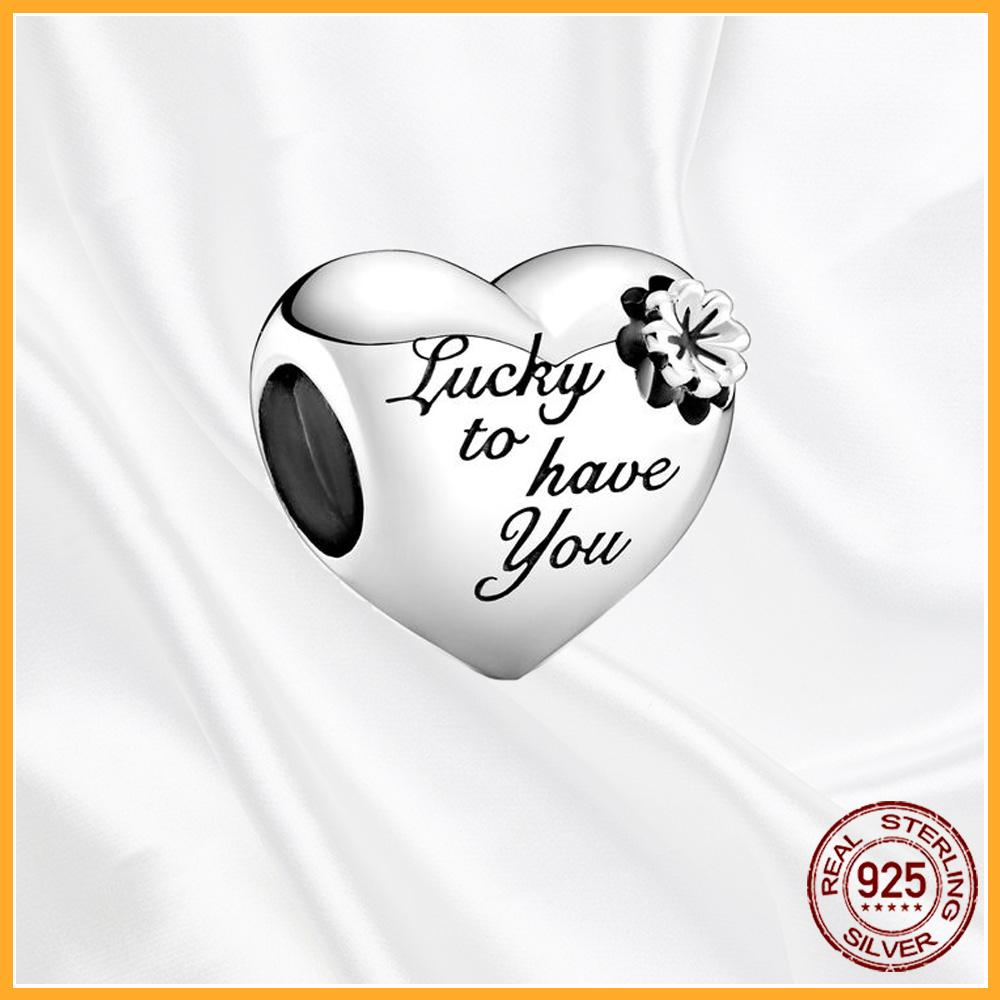 

Authentic Copper Heart Tree Sparkling Dangle Charms For Original Bracelet Beads Women Jewelry Diy Gifts