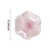 Nordic Ceramic Lotus Flower Jewelry & Snack Tray - Blue/Pink Storage Dish