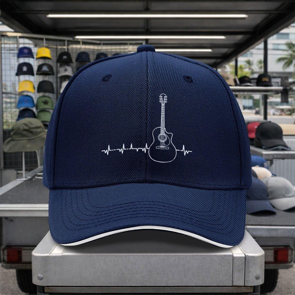 Mens Funky Duckbill Baseball Cap With Guitar Wave Pattern Lightweight Suitable For Backto Graduation Fathers Day Gifts H