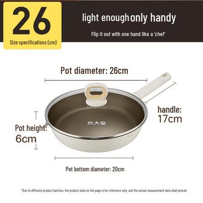 Titanium White Series 26cm Non-stick Frying Pan