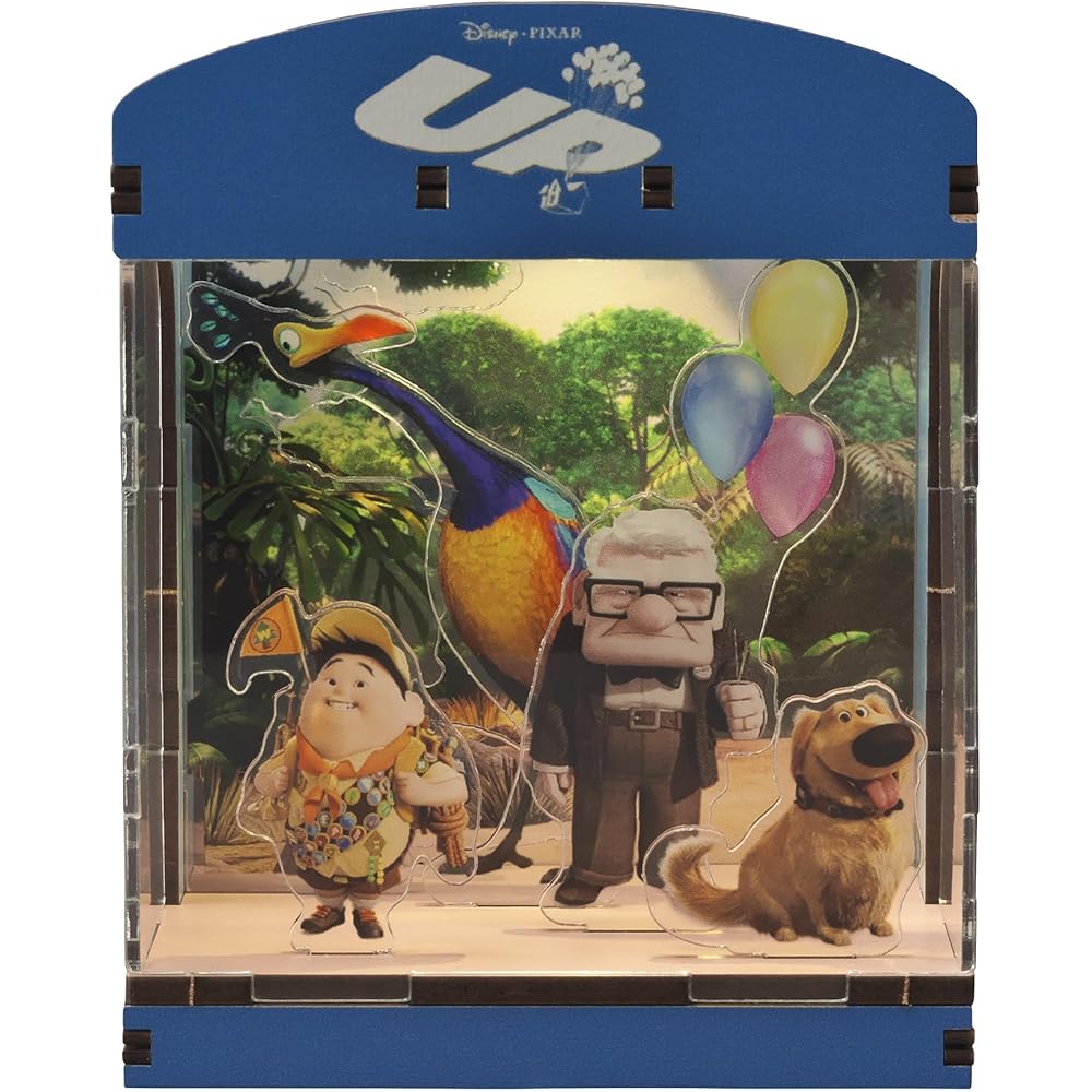 

Yanoman Hakobeya Disney LED Light Interior Kit Carl Fredricksen s House Mini Decor H9.5cm x W7.5cm x D6cm