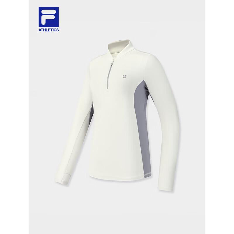 FILA Women's Half-Zip Knit Long Sleeve Sport Top