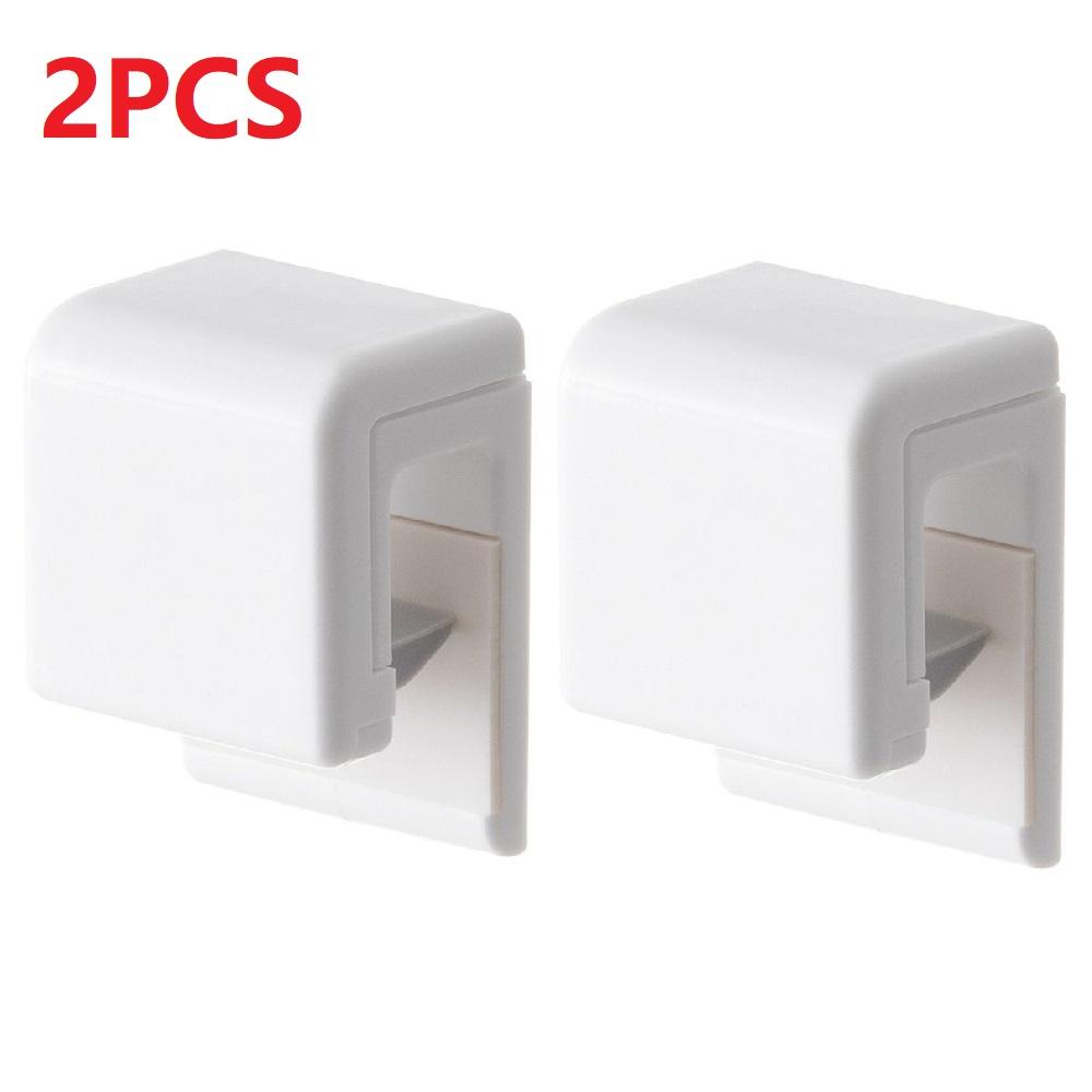 1-12PCS Plastic Self-Adhesive Toothpaste Holder Clip Punch-Free Wall Mounted Bathroom Towel Organizer Accessory Toothpaste Clips