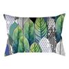 Rectangle Cushion Cover Plant Art Polyester Home Decor Elegant Pillow  For Living Room Sofa 30x50cm