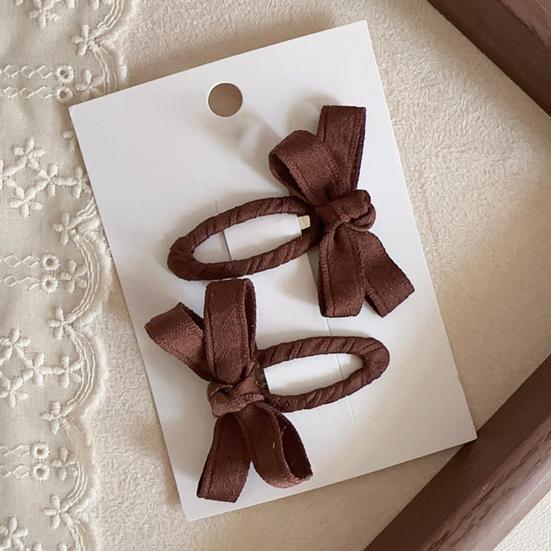 1 Paar Baby Haarspangen Leuchtende Farbe Kleinkind Haarspangen Schleifchenform Haarspangen für Mädchen Seitenhaar Pony Haarschmuck