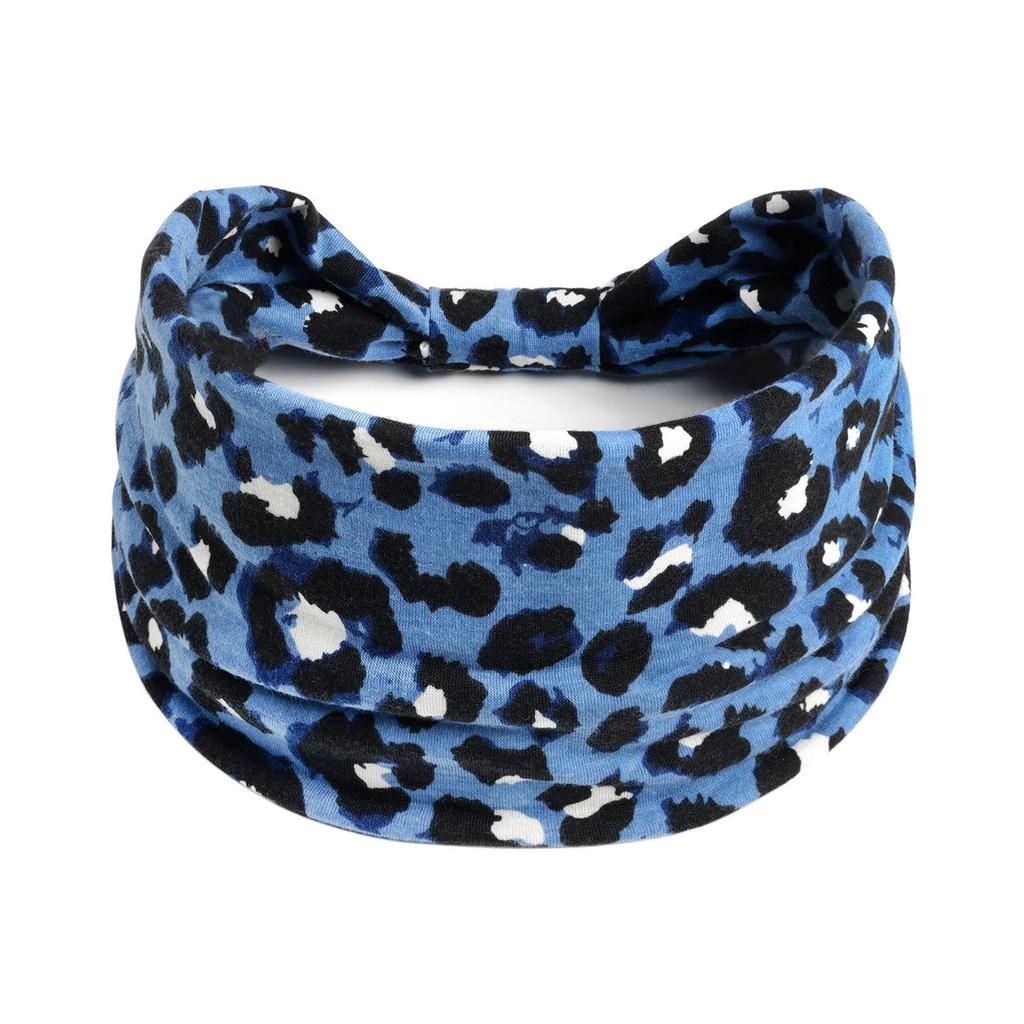 Geknotetes Stirnband mit Leoparden- und Zebra-Print – Sexy elastisches Sport-Stirnband für Damen