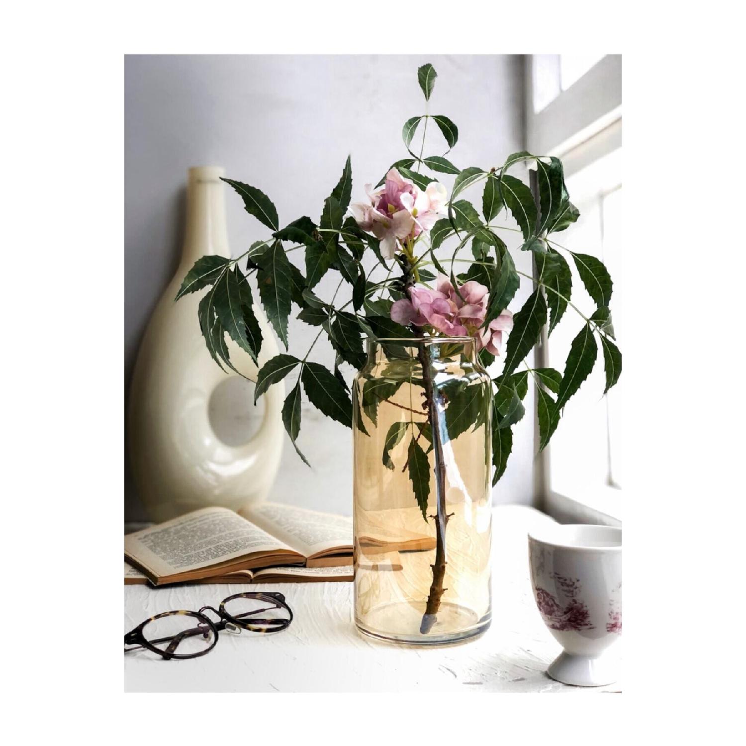 

Gold Pampas Glass Vase