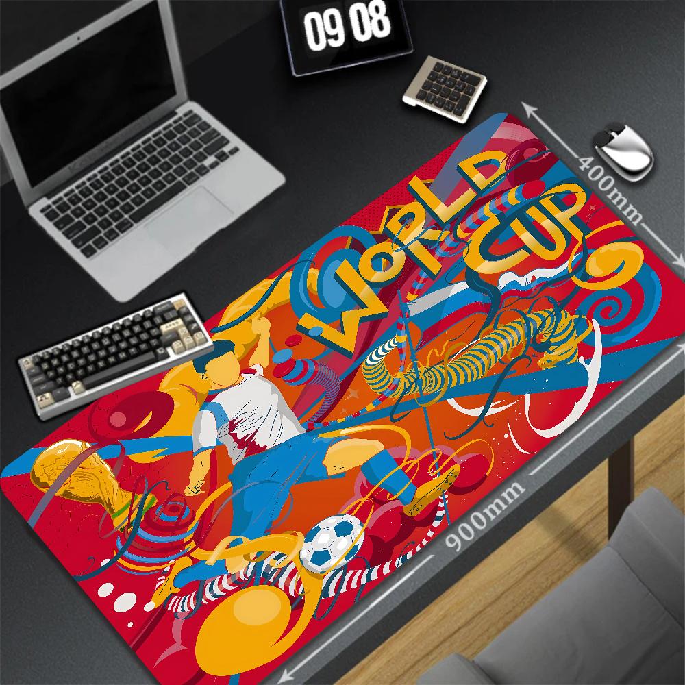 Velká podložka pod myš Anime Fotbal Kreslená podložka na stůl Herní příslušenství pro PC Podložka pod myš Vlastní stolní podložky Protiskluzová gumová podložka pod klávesnici