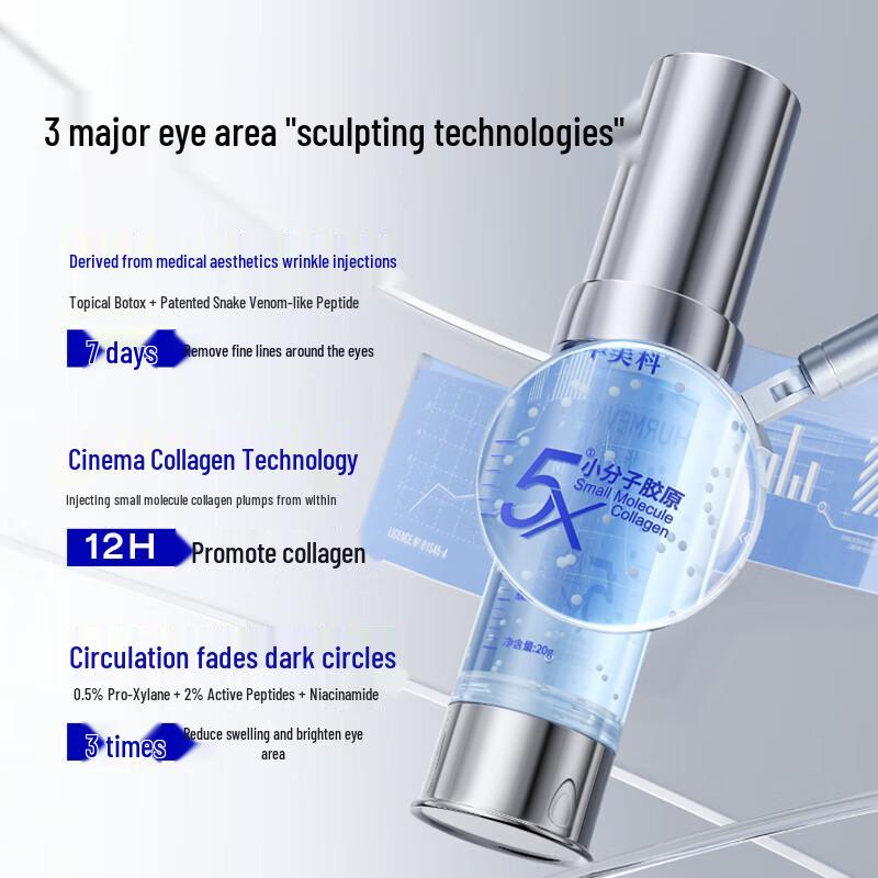 HURMEVKOR Collagen Peptide Eye Cream for Fine Lines & Dark Circles