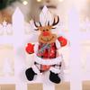 1PC Xmas Tree Pendant Santa Claus Gift DIY Merry Christmas Dancing Ornaments Toys Doll Hanging Happy New Year Cloth Snowman