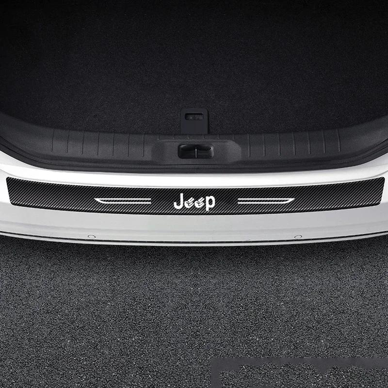 Car Door Threshold Anti Scratch Stickers for Jeep Wrangler Commander Liberty Gladiator Compass Patriot Cherokee Renegade JK