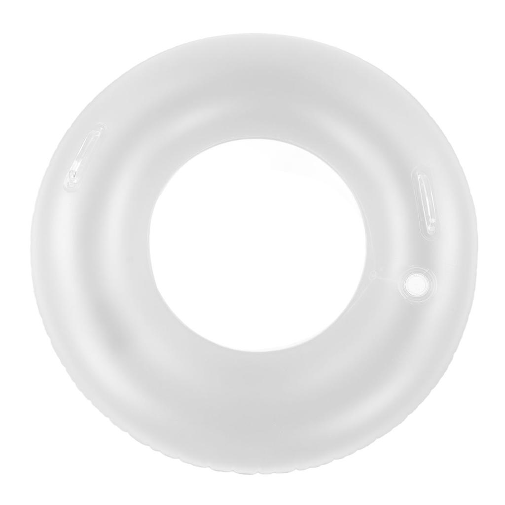 Transparent Floating Ring PVC Inflatable Swimming Pool Floats Ring with LED Light for Summer Pool Party