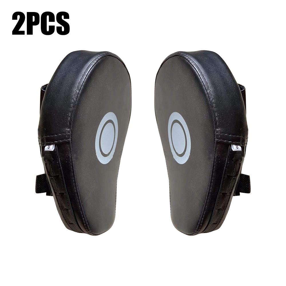 Curved Boxing Pad Muay Thai Hand Target Sanda Kickboxing Training Thickened Earthquake-resistant Focus Punching Mitts PU Leather