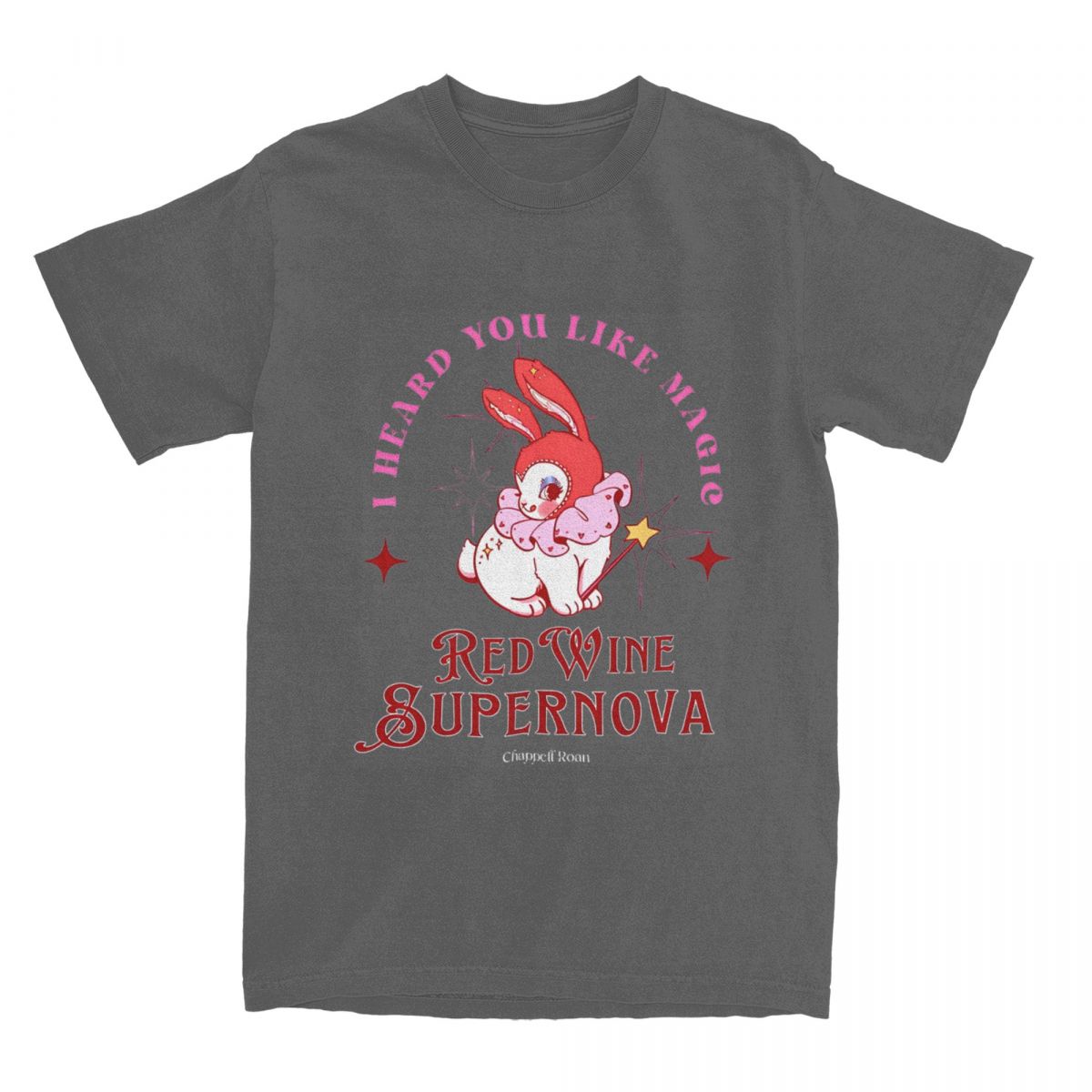 Chappell Roan T-Shirt Couple Red Wine Supernova Vintage 100 Cotton T Shirts Summer O-Neck Popular Tees Pattern Oversized Tops S