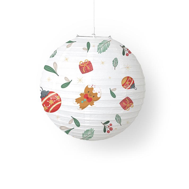 30cm Handheld DIY Lantern Festival Party Hanging Decoration Christmas Party Decoration Supplies