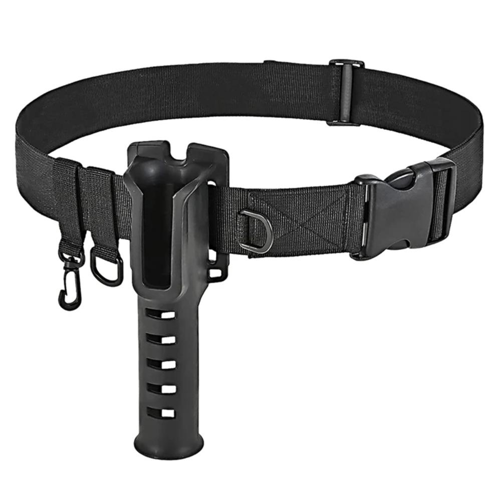 Portable Lure Fishing Rod Holder Adjustable Fishing Rod Waist Hanger Practical Pole Quick Inserter Free Your Hands