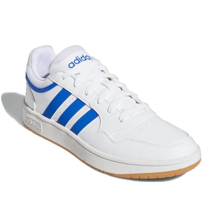adidas Hoops 3.0 Low 'White Royal Blue' (Unisex) Cloud White / Royal Blue / Gum Skateboard Shoes GY5435