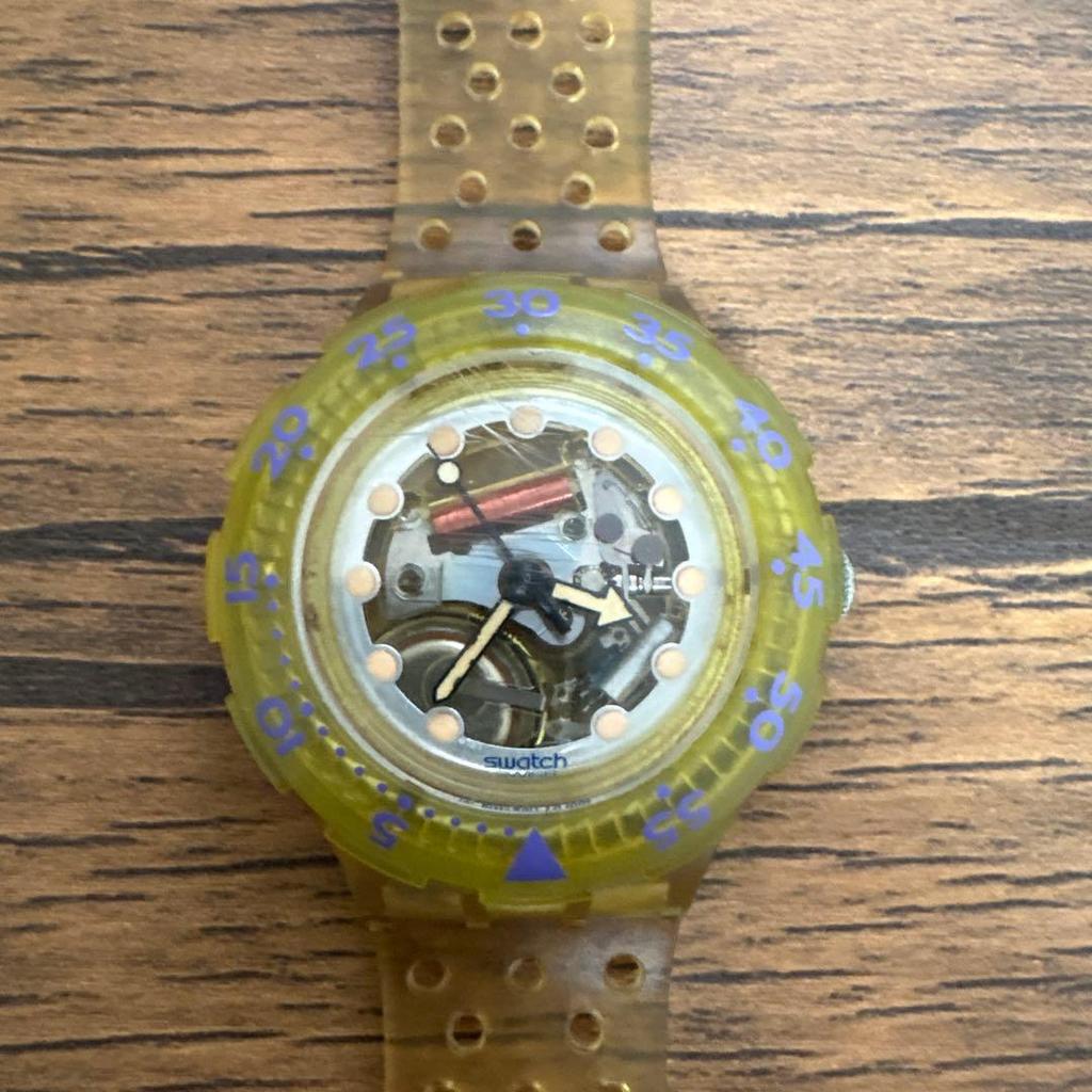 Used Swatch Skeleton Quartz Watch