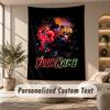 Miraculous Ladybug Tapestry, Personalized Custom Text, Wall Hanging Tapestry For Living Room Home Wall Decor