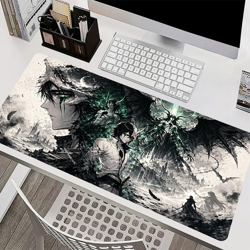 Natural Rubber Mousepad Cool Anime Desk Mat Office Deskmat Bleach Game Keyboard Protect Mat Hd Printing Computer Gaming Mousepad