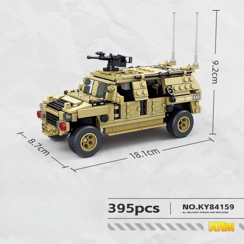 

Военная техника времен Второй мировой войны, бронированный танковый транспортер, спецназ, солдаты, машинки, строительные блоки, игрушки, сборка, мальчики, дети, подарок на день рождения No Box