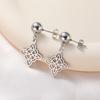 My Shape Witches Knot Earrings Stainless Steel Stud Earrings Women Witchcraft Drop Earrings Jewelry Celtics Irish Knot Amulet