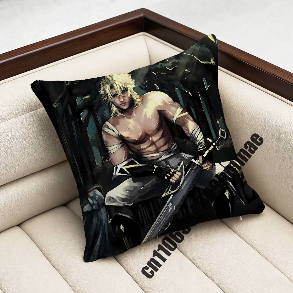 For Varka Genshin Impact Throw Pillow Case Sham 30X30Cm 45X45Cm 50X50Cm Square Office Cushion Cover