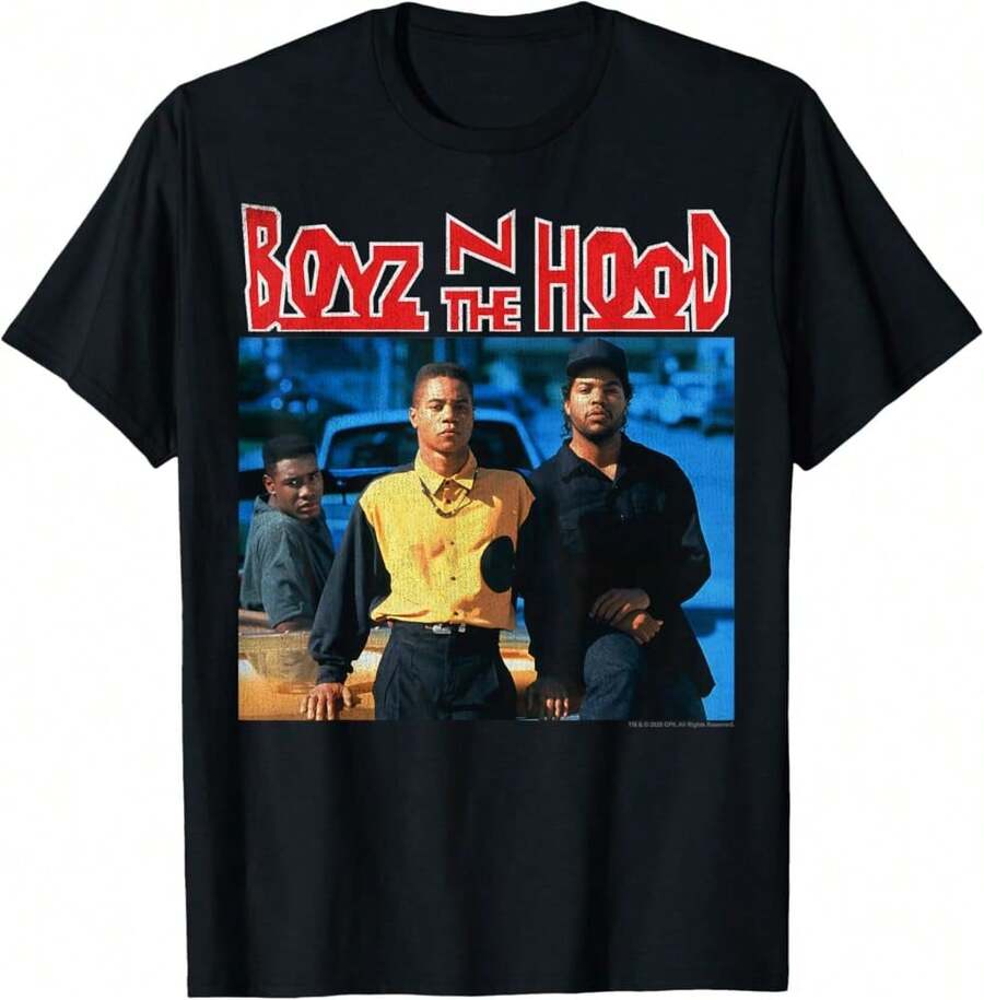 Graphic Cotton TShirt Boyz N The Hood Movie Poster Inspired Unisex TShirt Y2KOversize Plus Size M