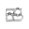 4Pcs Biscuit Cake Christmas Decorating Cookies Tool Mould Stainless Steel Jigsaw