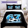 3pcs 67 Bedding Set Duvet Cover Closure Includes 1 Duvet Cover & 2 Pillowcases, Soft and Comfortable for All Seasons.