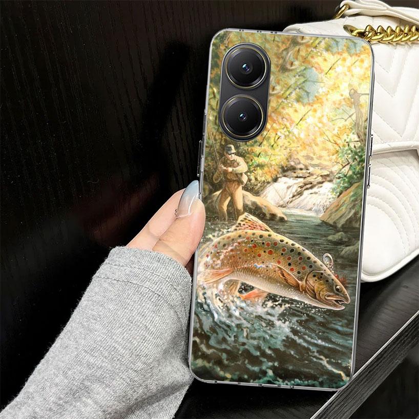 Jagd Angeln Mann Hülle für Xiaomi Poco X7 F7 Ultra X6 F6 F5 X5 Pro X3 Nfc Handyhülle X4 F4 Gt F3 M6 M5S M3 Silikon Funda