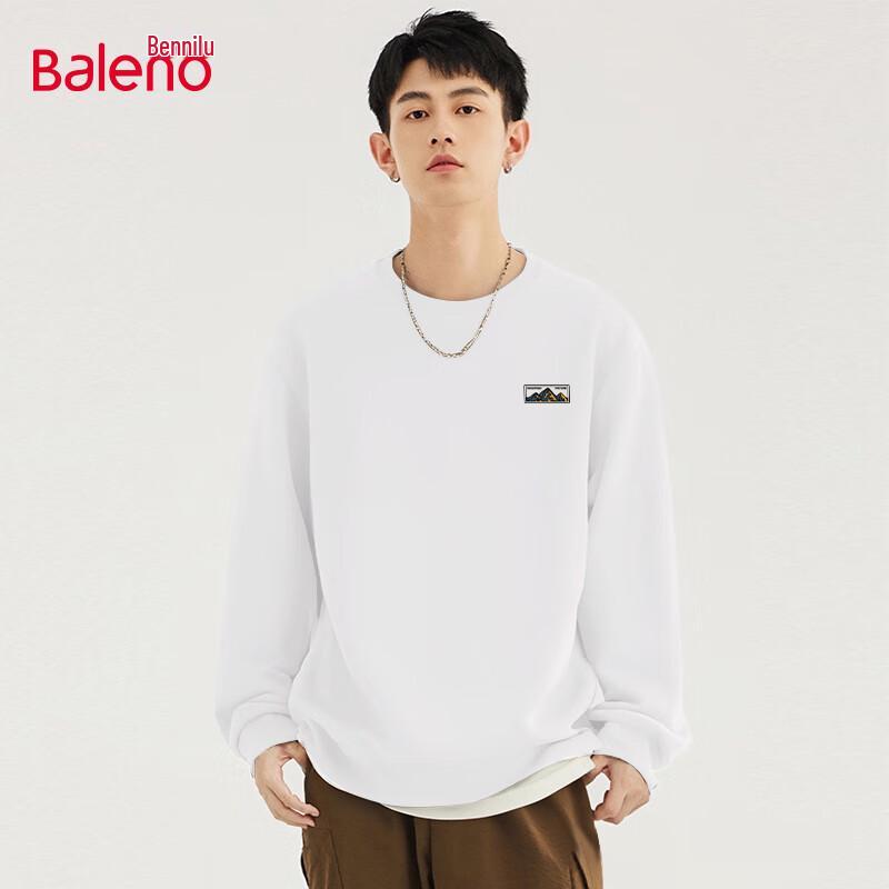 

Baleno Men s Oversize Knit Sweatshirt with JPB Mountain Graphic 2XL
