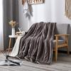 New Lamb Fleece Blanket - Solid Color, Double-Layer, Thickened Flannel for Children