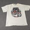 Vintage Y2K American Chopper Motorcycle Biker Grunge Cyber Goth White T-T-Shirt S