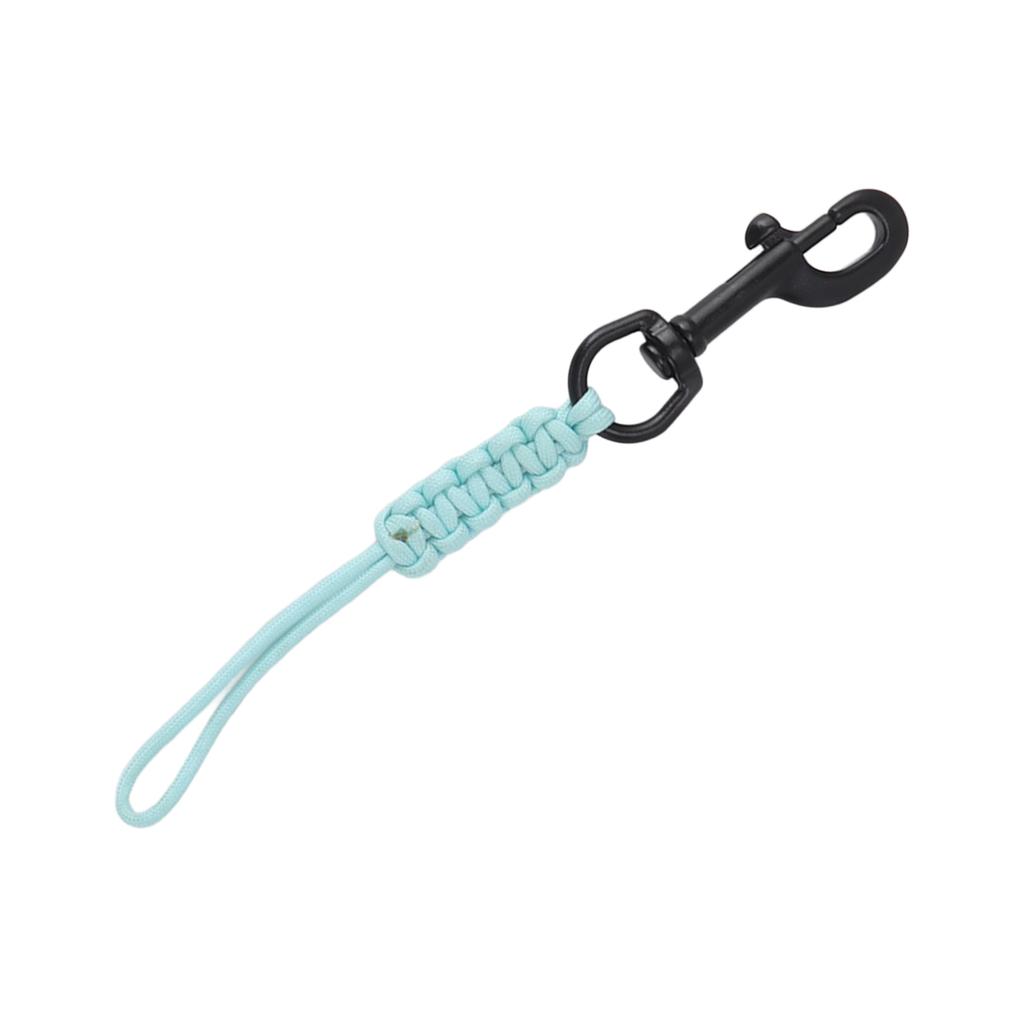 Handgewebtes Tauch-Lanyard Anti-Verlust-Band Leuchtendes Unterwasser-Sicherheitsseil Tauch-BCD-Ausrüstung mit 316 Edelstahl