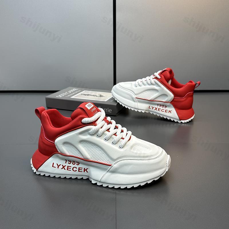 Men's Chunky Sneaker Designer Spring/Autumn Casual Shoes 2025 New Height Increasing Fashion Versatile Student Sports Shoes